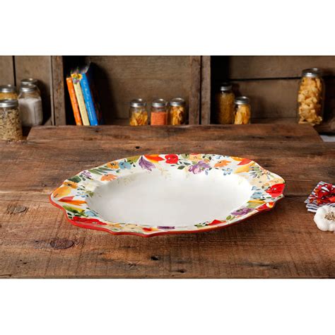 Check spelling or type a new query. The Pioneer Woman Timeless Floral 21" Serving Platter ...