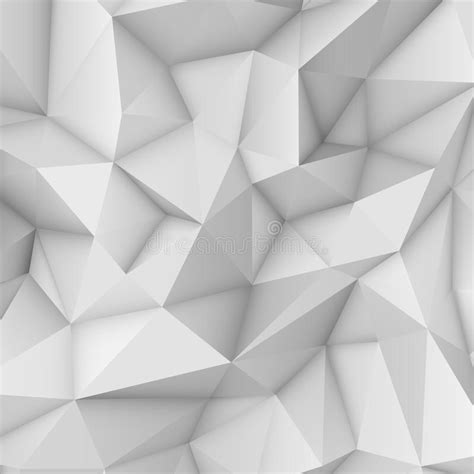 White Polygonal Triangular Background Stock Vector Illustration Of Glitter Construction 53463334