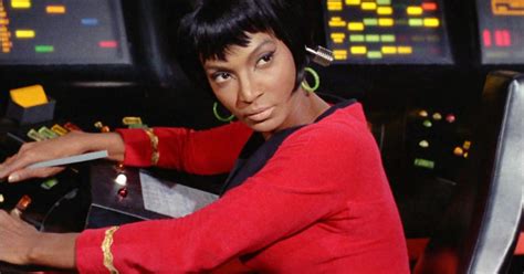 Star Treks Uhura Nichelle Nichols As The Young Lieutenant