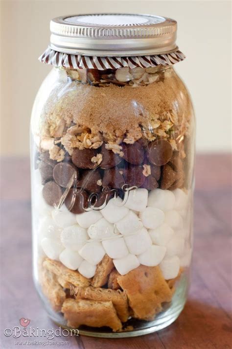 Campfire Bars In A Jar Oh Dear Yum Great How To