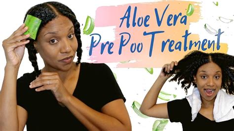 how to pre poo with aloe vera and oil youtube