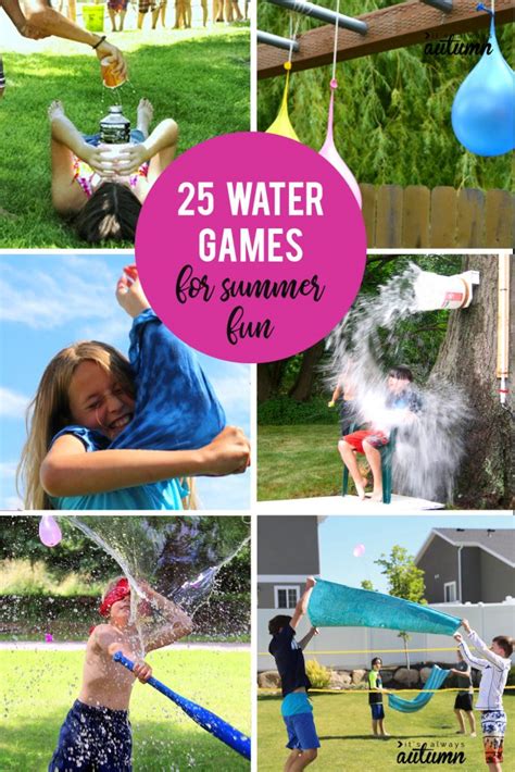 25 Water Games Your Kids Can Play This Summer Its Always Autumn