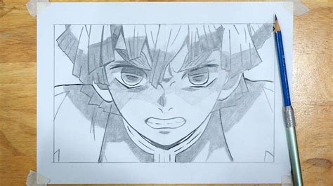 Anime Drawing How To Draw Zenitsu Easy Step By Step Demon Slayer