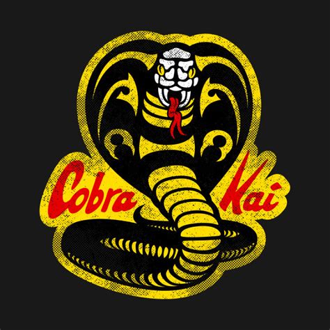 #1 cobra kai fan page on instagram: Cobra Kai cobra - faded - The Karate Kid - T-Shirt | TeePublic