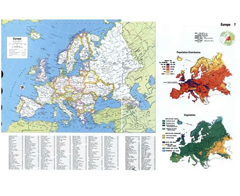 Large Detailed Map Of Europe 88 World Maps