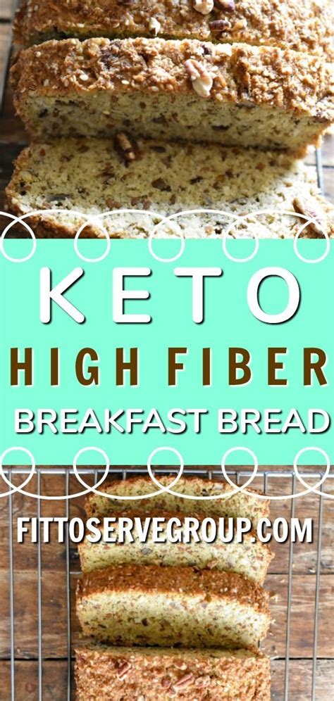 I was looking for a bread with high fiber to help lower cholesterol. Keto High Fiber Breakfast Bread-It's a delicious high ...