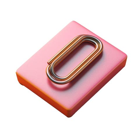 Premium Ai Image Paper Clip In 3d Style Trending Color Palette With