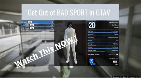 Guys how to mod gta v money and rank for xbox 360 if you know please let me know? How to get out of bad sport GTA 5 online - YouTube
