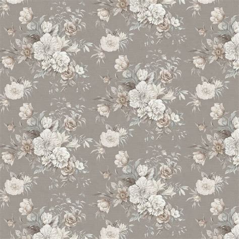 Floral Charm By Boråstapeter Taupe Wallpaper Wallpaper Direct