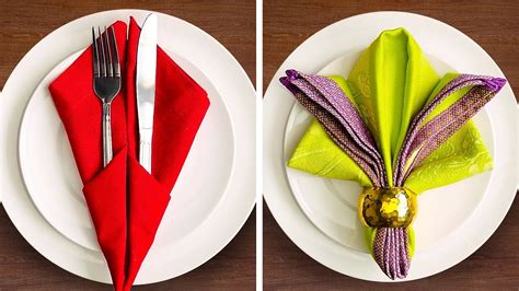 31 Festive Napkin Fold Ideas Youtube