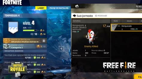 Comparativo fortnite vs free fire. Free Fire vs Fortnite: saiba qual o Battle Royale ideal ...