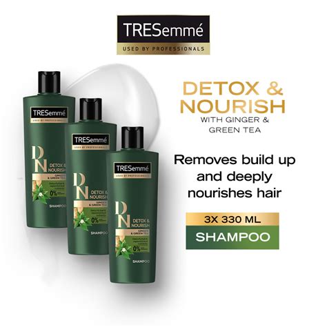 Tresemme Detox And Nourish Shampoo 330ml X3 Shopee Philippines