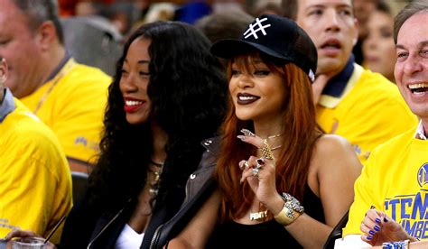Rihanna Sits Courtside At First Game Of The Nba Finals Melissa Forde