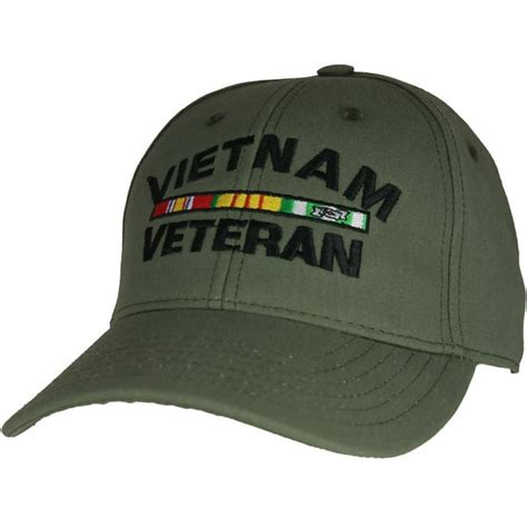 Made In The Usa Vietnam Veteran Od Green Ball Cap