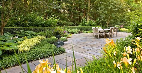 If you want to build a patio in your outdoor space, there are certain design considerations worth noting all these elements are connected by modern stepping stone slabs. Flagstone Patio - Benefits, Cost & Ideas - Landscaping Network