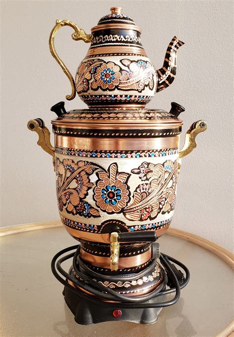 Electric Copper Samovar Vintage Style Samovar Tea Maker Gift Etsy