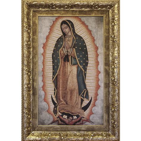 Cuadro Virgen De Guadalupe 483 X 347 Cm Marco De 7 Cm