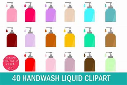 Liquid Clipart Handwash Wash Hand Graphics Graphic