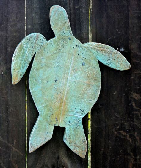 Rustic Wooden Sea Turtles Beach Y Casual Cottage Decor Up