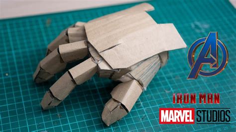 How to make iron man *according to viewers, always a small resistor before the led or they will burn up soon items: Part1: Make Cardboard IRON MAN Hand Mark 85 Avengers4 Endgame - YouTube