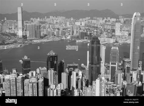 Hong Kong Skyline Hong Kong Asia Stock Photo Alamy