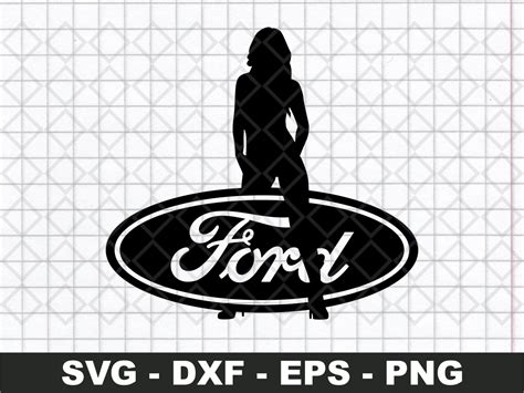 Ford Girl SVG Decals Ford Logo DXF PNG Vector Vectorency