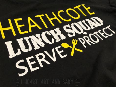 Custom Lunch Squad Shirt Personalized With Your School Name Etsy