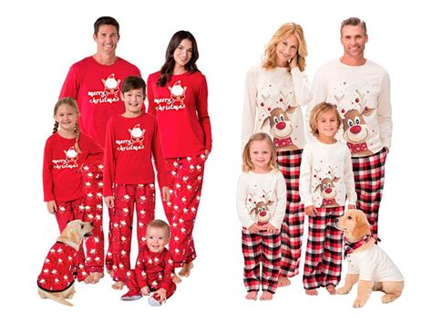 Pijamas De Navidad Para Toda La Familia ¡bonitos Y Económicos