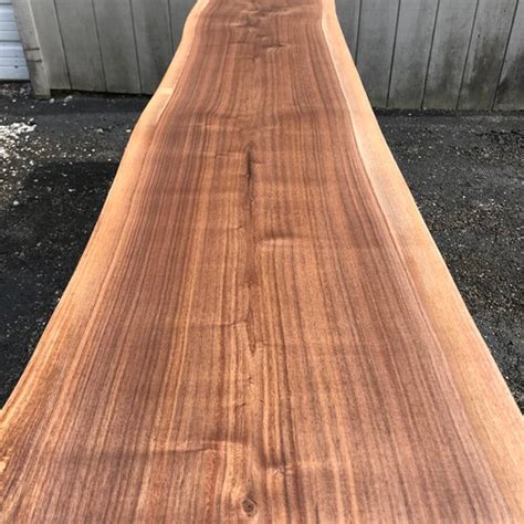 Black Walnut Live Edge Slab Countertop Butcher Block Tabletop Etsy