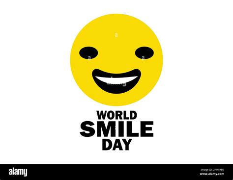 World Smile Day Vector Illustration Suitable For Greeting Card Poster