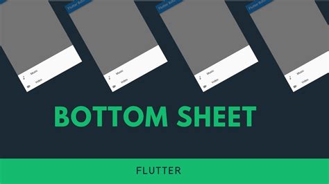 Flutter How To Add Bottom Sheet In Flutter Youtube
