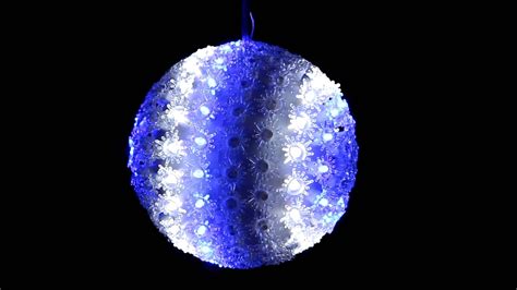 1 2 3 4 5 6 7 8 9 10. VickySun.com - 18CM Blue and White LED Ball Light with ...