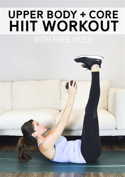 Quick Hiit Workout For Upper Body And Core 13 Minutes