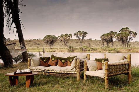 The surrounding samburu national reserve is an area of spectacular scenery; Elephant Bedroom Camp holiday accommodation in Kenya ...