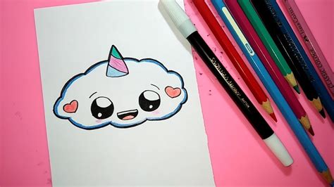How To Draw A Unicorn Cloud Youtube