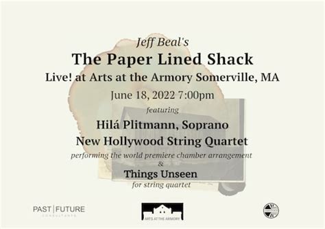 Jeff Beals The Paper Lined Shack A Chamber Premiere Concert 061822