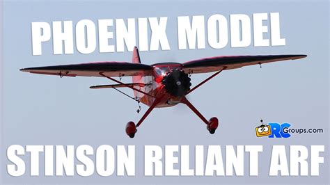 The Phoenix Model Stinson Reliant Rcgroups Flight Review Youtube