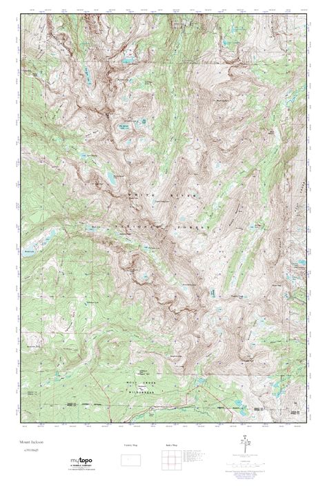 Mytopo Mount Jackson Colorado Usgs Quad Topo Map