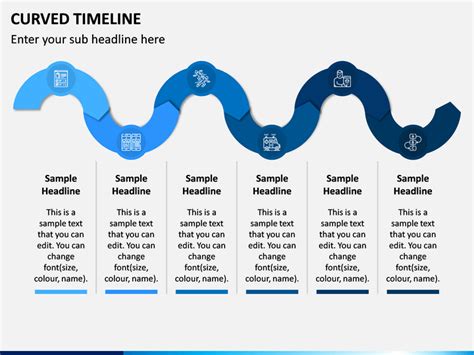 Curved Timeline Powerpoint Template