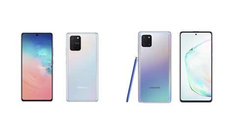Samsung Galaxy Note 10 Lite Et Galaxy S10 Lite Officialisés Juste Avant