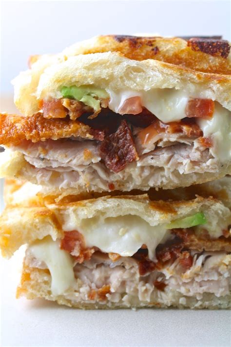 Get the recipe from lovely little kitchen. Turkey Bacon Avocado Paninis | Recipes, Gourmet sandwiches ...