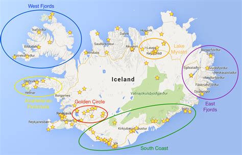 Map Iceland Ring Road Share Map