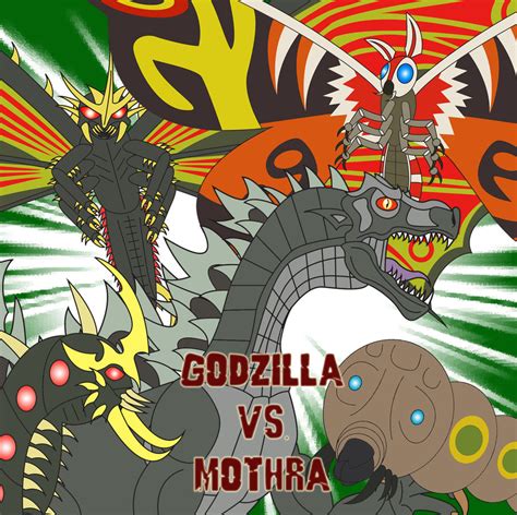 Godzilla Vs Mothra By Daizua123 On Deviantart