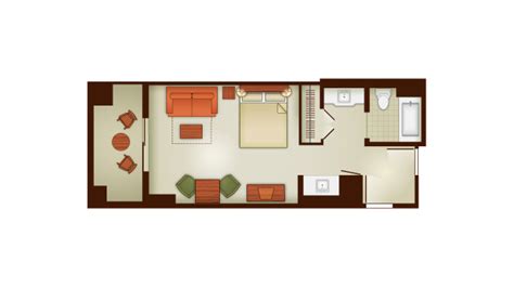 Grand Californian 2 Bedroom Suite Floor Plan
