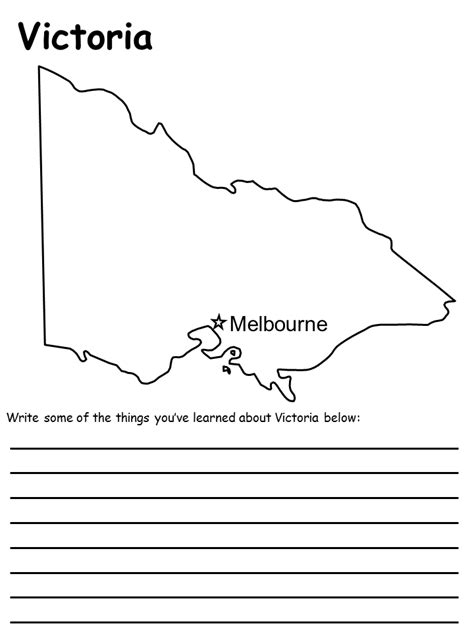 Australia printable, blank maps, outline maps • royalty free. Victoria State Map