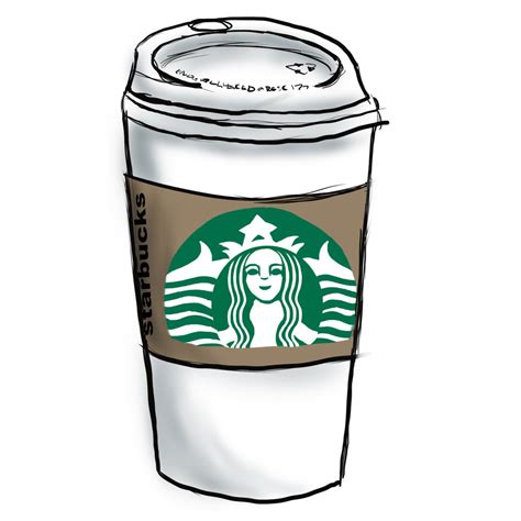 Starbucks Cup Drawing at GetDrawings | Free download