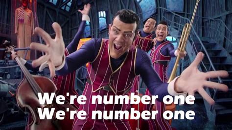 We Are Number One But Its A Home Made Lyric Video Youtube