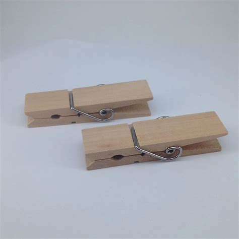 Mm Big Wood Clip Clothespins Natural Wooden Clamp With Metal Spring Buy Big Wood Clip
