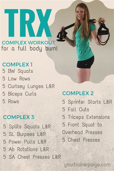 Trx Complex Workout For A Full Body Burn Paige Kumpf