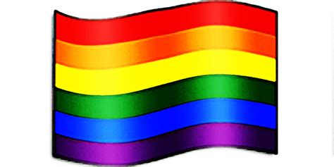 Android Gay Pride Flag Emoji Zipdase